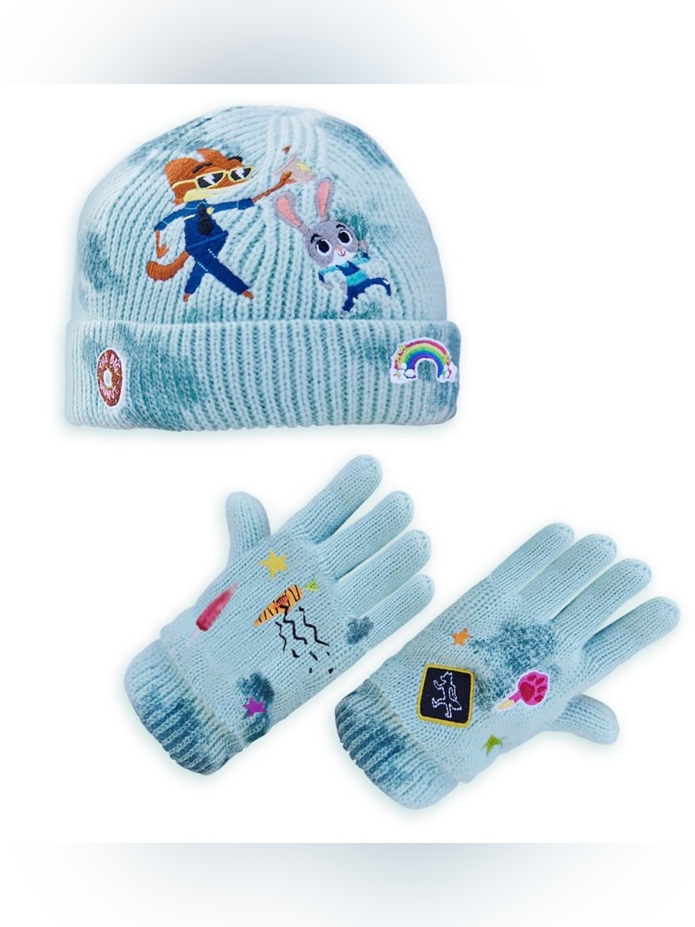 Disney Zootopia Nick & Judy Beanie Gloves Set